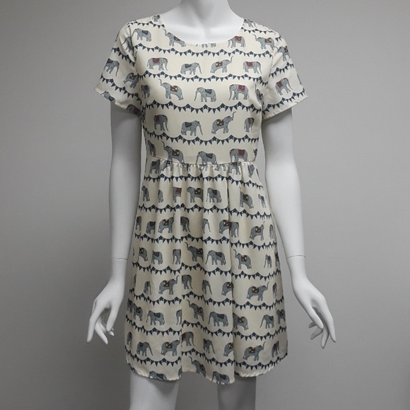 Sugarhill Boutique Elephant Dress Size 4 - Picture 3 of 8